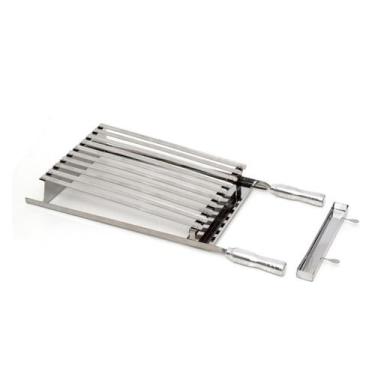 Imagem de Grelha Parrilla Tipo Argentina - Pequena 30x40 Cabo de Alumínio 930-30