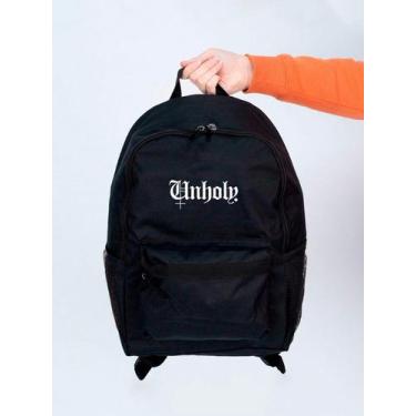 Imagem de Mochila Feminina Nylon Unholy Estampada Personalizada Resistente Grand