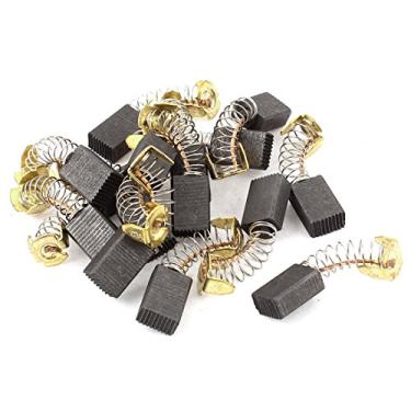 Imagem de uxcell Escovas de carvão genéricas para motor elétrico 15 mm x 10 mm x 6 mm, 14 peças