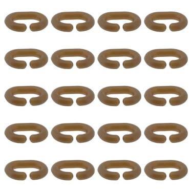 Imagem de Briny River 20 peças de clipes C para carpa, clipe de pesca de 1,3 kg para conexão de sublinha de gancho explosivo 7,3 x 1,4 mm