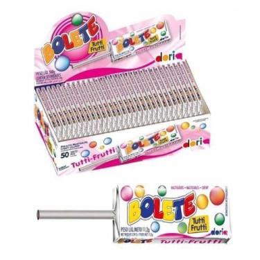 Imagem de Pirulito Mastigável Macio Tutti Frutti c/50 Unidades - Dori - Dori Ali