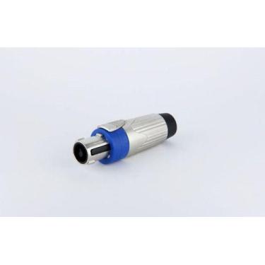 Imagem de Plugue Speakon Macho 4 Pol Metal Conector Banhado Hs4fcm Hjh