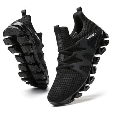 Imagem de SKDOIUL Tênis de corrida feminino para corredores de trilha, Preto, 40