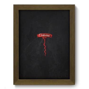 Imagem de Quadro Decorativo - Saca-Rolha - 19cm x 25cm - 091qdcm - Allodi