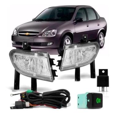 Imagem de Kit Farol Auxiliar Chevrolet Corsa Classic 2010 À 2014 - SP ACESSÓRIOS