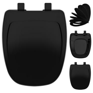 Imagem de Assento Tampa Vaso Monte Carlo Deca com Descimento Suave Sclose (Preto)