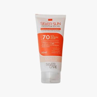 Imagem de Protetor Solar Facial c/ cor SilverSun FPS70 Antioleos 50ml - SIlver C