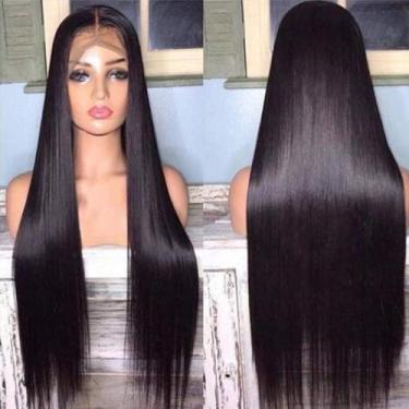 Imagem de Peruca Hermosa 12A Brazilian Straight 20" HD Lace 220% de densidade