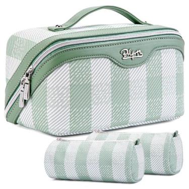 Imagem de Organizador de bolsas de maquiagem de viagem BOYATU, conjunto de 3 peç