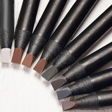Imagem de Guapa Lápis de mapeamento de sobrancelha à prova d'água – Conjunto de 5 lápis de sobrancelha destacáveis para maquiagem permanente, microblading e aplicações de hena (cinza marrom)