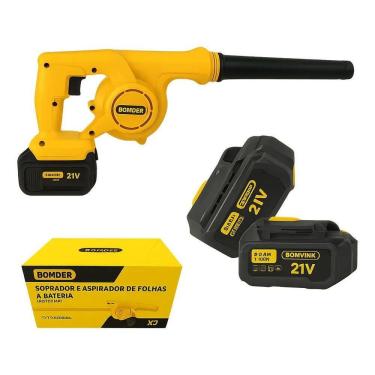 Imagem de 2X Aspirador Soprador Profissional Forte 2 Bateria Sem Fio