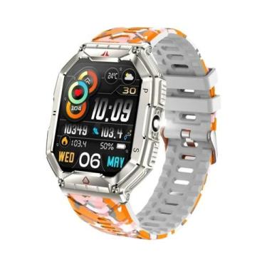 Imagem de Relógio Inteligente Militar Masculino Resistente À Água Com Lanterna L