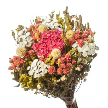 Imagem de Buquê Preservado Rústico Colorido I Flores Desidratadas - Pense Flores