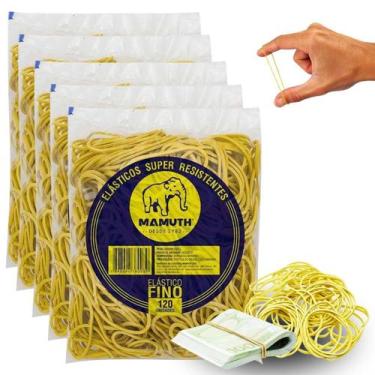 Imagem de Kit 600 Elástico De Dinheiro Liga Liguinha Organizador Resistente - El