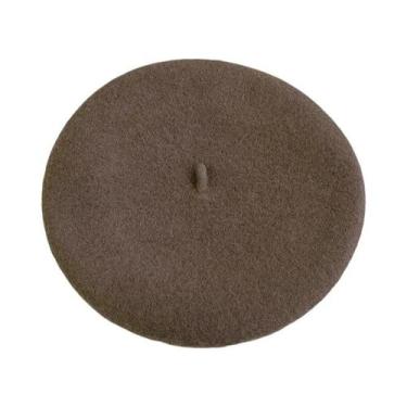 Imagem de Boina de Lã Feminina - Estilo Retrô, Quente e Confortável para Outono/