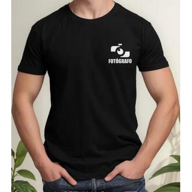 Imagem de Camiseta Camisa Feminina Masculina Algodão Uniforme Profissional Traba