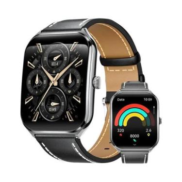 Imagem de Relógio Inteligente Ultra Fino Masculino Com Tela AMOLED De 1,96 Poleg