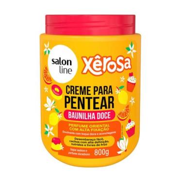 Imagem de Creme Para Pentear Salon Line Xêrosa Baunilha Doce 800g