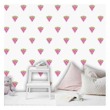 Imagem de Papel de Parede Decorativo Infantil Melancia na Fatia - Adesivo Autoco