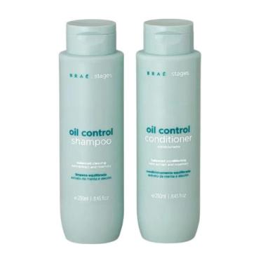 Imagem de Kit Braé Stages Oil Control Shampoo e Condicionador 2x250ml