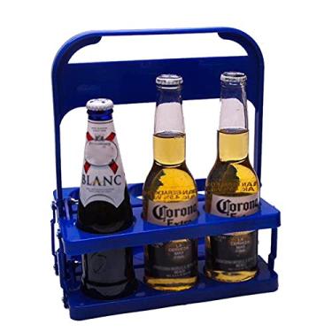 Imagem de Rack de vinhos de bancada, 6 garrafas, suporte de vinho, mesa dobrável, suporte de cerveja, suporte de vinho, para festa, suporte de vinho para armazenamento de vinho (cor: B)