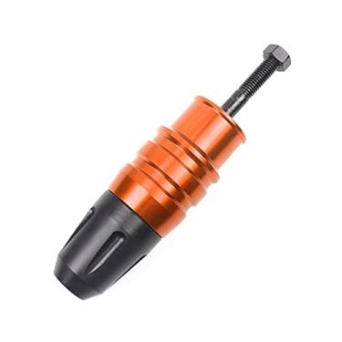 Imagem de XLYJNB Para Honda NC750SX CB500X CB650F CB400 Motocicleta CNC Frame Crash Pads Escapamento Sliders Proteção contra quedas (Cor: Laranja)