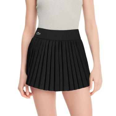 Imagem de Saia Shorts Lacoste Taffeta Plissada Sport Preto-G
