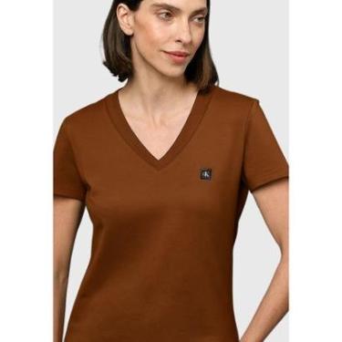 Imagem de Camiseta Feminina Algodão Egipcio Calvin Klein-Feminino