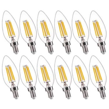Imagem de Lâmpadas LED para candelabro FLSNT B11 E12 4W 3000K 500LM 12Pk