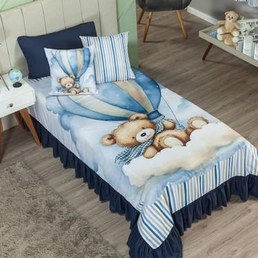 Imagem de Colcha Infantil Solteiro com 6 Peças  CobreLeito 1,70x2,30  Decoração 