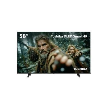 Imagem de Smart TV DLED 58" 4K Toshiba VIDAA 3 HDMI 2 USB Wi-Fi TB056