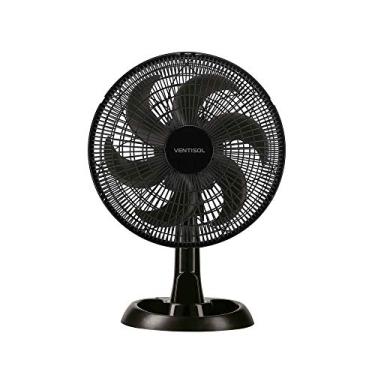 Imagem de Ventisol Ventilador de Mesa, Preto, 30cm, 52 Watts, 220V