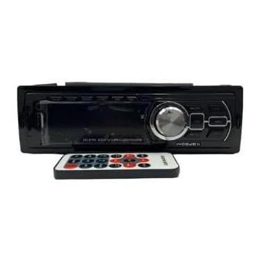 Imagem de Rádio Automotivo MP3 Player Bluetooth USB SD FM 300W com Controle Remoto e Entrada Auxiliar