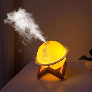 Imagem de Difusor Elétrico Aromatizador Ambiente Planeta Saturno Umidificador