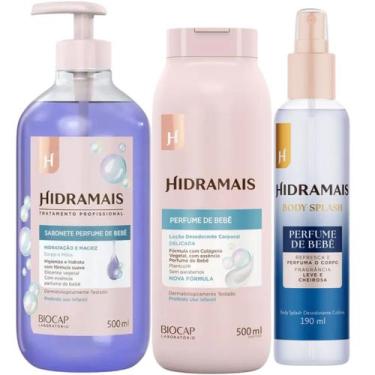 Imagem de Kit Perfume De Bebê Completo + Loção Creme 500ml Hidramais