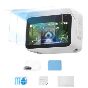 Imagem de ZLYLVRC 2 conjuntos de protetores de tela para Insta360 GO 3S/GO 3 filme protetor de tela de vidro temperado dureza 9H anti-arranhões anti-impressão digital para acessórios GO 3S/GO 3