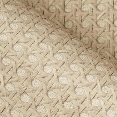 Imagem de FunStick Papel de parede marrom claro moderno descasque e cole rolo de papel de parede removível texturizado para banheiro quarto 30,5 x 508 cm