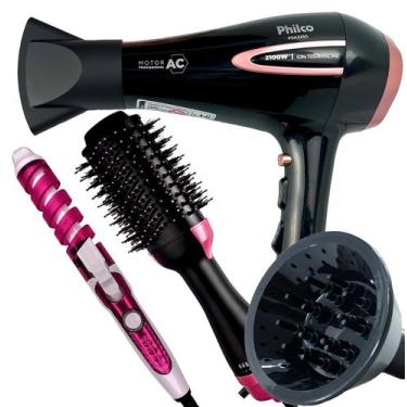 Imagem de Secador de Cabelo Philco 2100w Ar quente Frio Profissional íons Tourma
