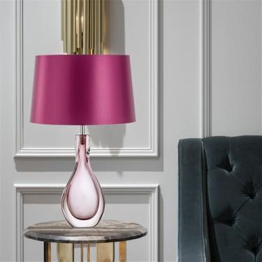 Imagem de Luminária de mesa contemporânea de luxo com LED, estilo nórdico, para sala de estar, quarto, escritório, casa de campo ou hotel, com design criativo e decorativo (Estilo 19)