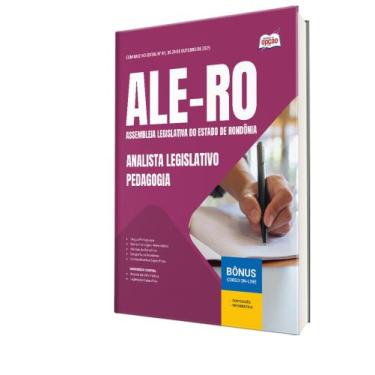 Imagem de Combo ALE-RO - Analista Legislativo - Pedagogia - Apostilas Opção