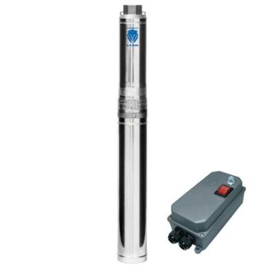 Imagem de Bomba submersa leao 230 4r4pa-10 1cv monofasica 220v com control box, 