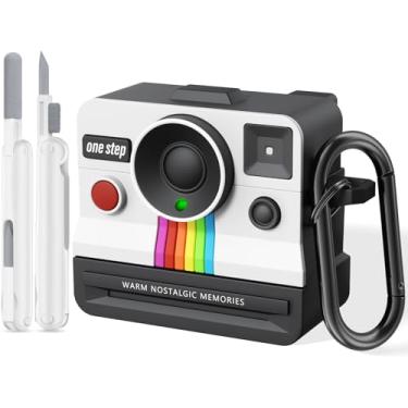 Imagem de Capas retrô para Apple Airpods iPods Pro 3 2025 - Capa protetora de silicone para Airpods iPods Pro 3ª geração com acessórios para Airpod, capas protetoras para Airpod iPod Pro3 - branca