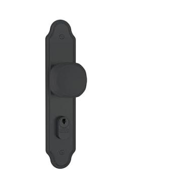 Imagem de Fechadura Bola Fixa Stam Externa 80302 Preta Fosca