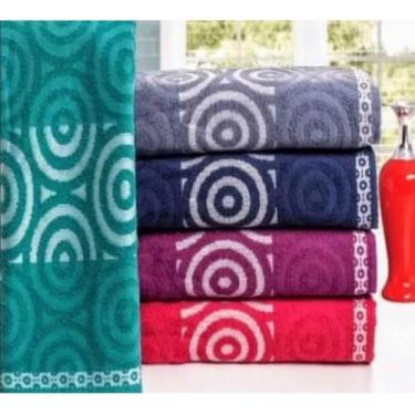 Imagem de Kit 2 Toalhas de Banho Gigante Bola 80x180 cm 100% Algodão – Super Macias e Absorventes (Kit 6 Toalhas Bola)