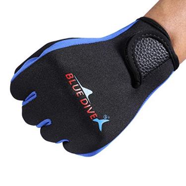 Imagem de 1.5mm Neoprene Surfing Luvas, Natação de Inverno, Rafting, Canoagem, Mergulho, Luvas de Desporto Aquático para Medusa, Pólipo e Proteção contra Afiadas Com Fecho Ajustável de (L)