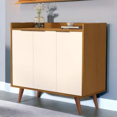 Imagem de Buffet 03 Portas Jb 4112 Nature E Pérola Bechara