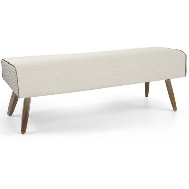 Imagem de Recamier Com Pés De Madeira Viseo 120Cm Bege B-172