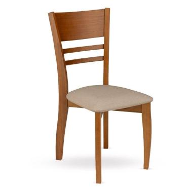 Imagem de Cadeira Jantar Firenze Madeira Eucalipto Tecido Sheldon