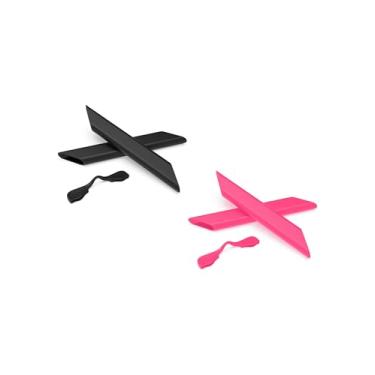 Imagem de PapaViva Kits de borracha de substituição para protetores de nariz e meias auriculares Oakley RadarLock Path/RadarLock Pitch/RadarLock Edge/RadarLock XL - Rosa Vermelho + Preto