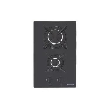 Imagem de Fogao Cooktop Gás Vidro Glass Domino 2gg Tramontina 94702201, Padrão, 